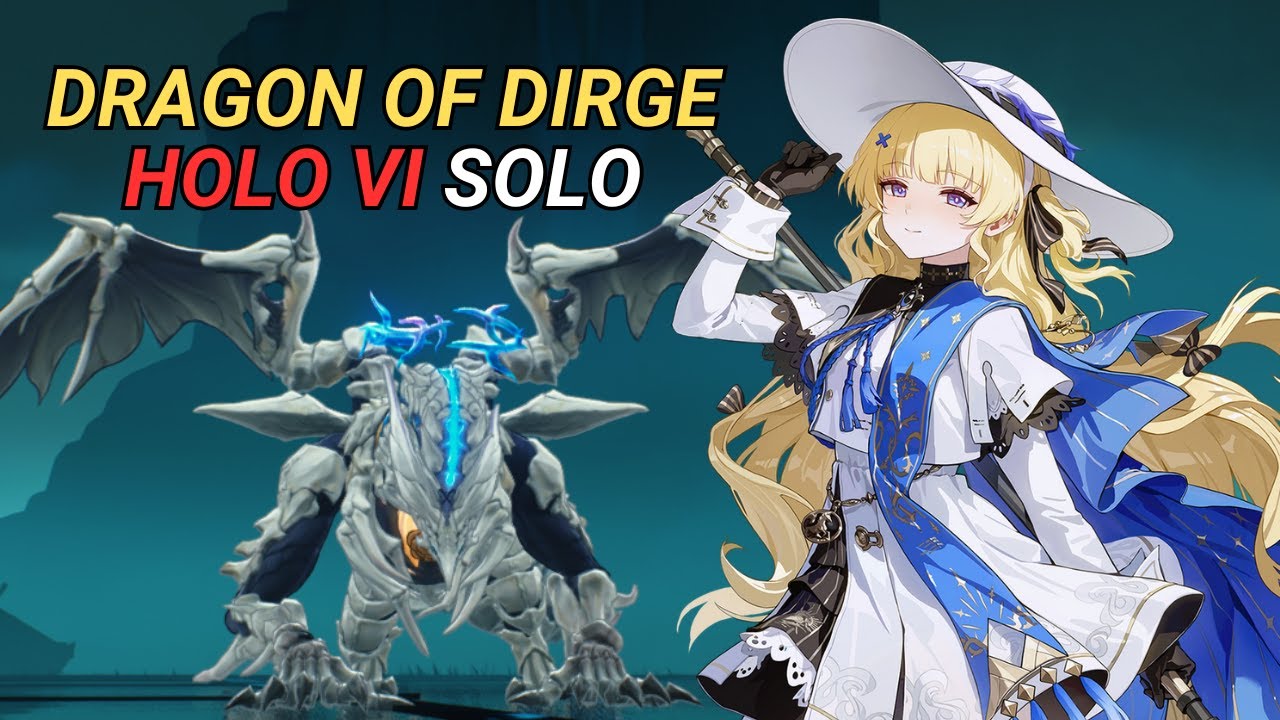 Phoebe Solo VS Dragon of Dirge Hologram