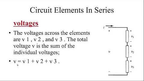 55. Circuit Analysis | Basic Elements | Circuit Elements In Series | Passive And Active Elements