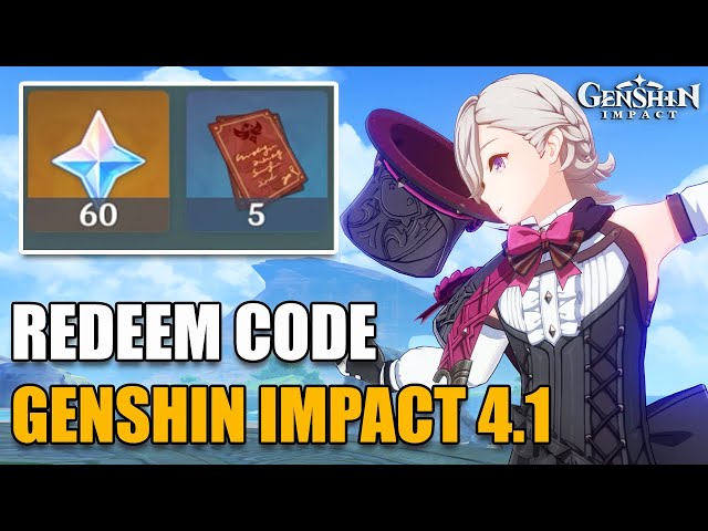 Genshin Impact 4.1 redeem codes for September 2023