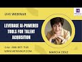 Leverage AI-Powered Tools for Talent Acquisition