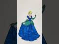 Cinderella’s Dress Comes to Life with Colors ✨️👗#shorts#youtubeshorts#shortsvideo#viralshorts
