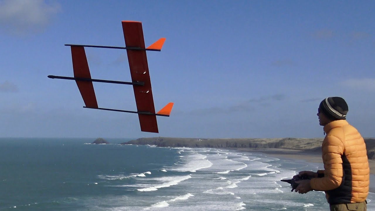 Trident experimental glider. Maiden flight. YouTube