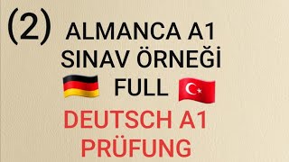 Almanca A1 Sınav Örneği Full Deutsch A1 Prüfung Öğren Şfet Şfetteyiz