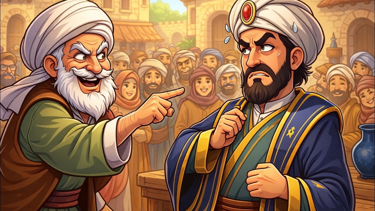 حيلة جحا العبقرية لإحراج فيلسوف مغرور أمام الناس… لن تصدق ماذا حدث#قصص جحا #قصص للنوم 