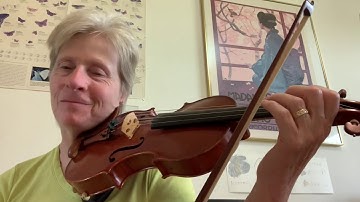 Blues Fiddle Play Along - A Blues Open String pattern