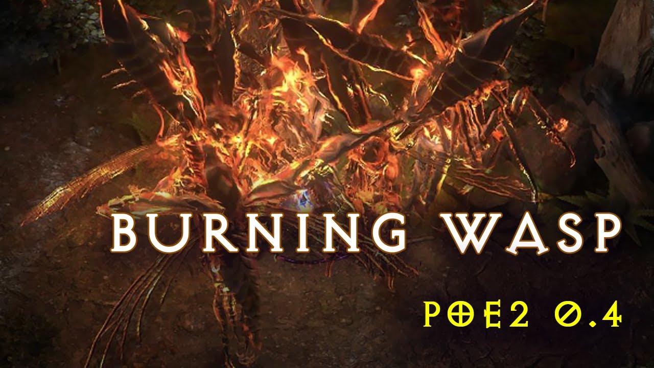[POE2] 0.4 Burning Wasp Lich Minion Build - End Game Contents