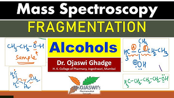 Fragmentation pattern- Alcohols- Mass fragmentation pathway