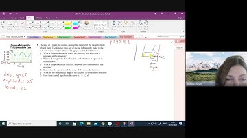 Solving word problems using sine and cosine functions Part II