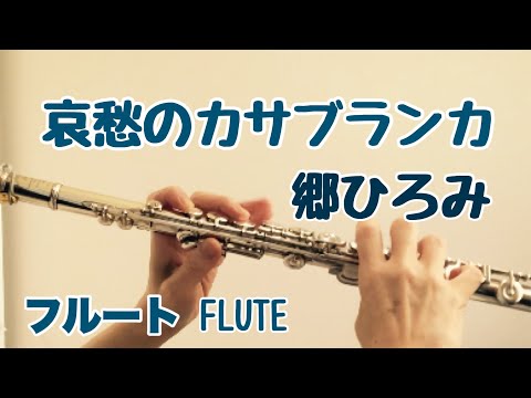哀愁のカサブランカ /郷ひろみ【フルートで演奏してみた】Aishuu no Casablanca /Hiromi Go 1982年 昭和歌謡