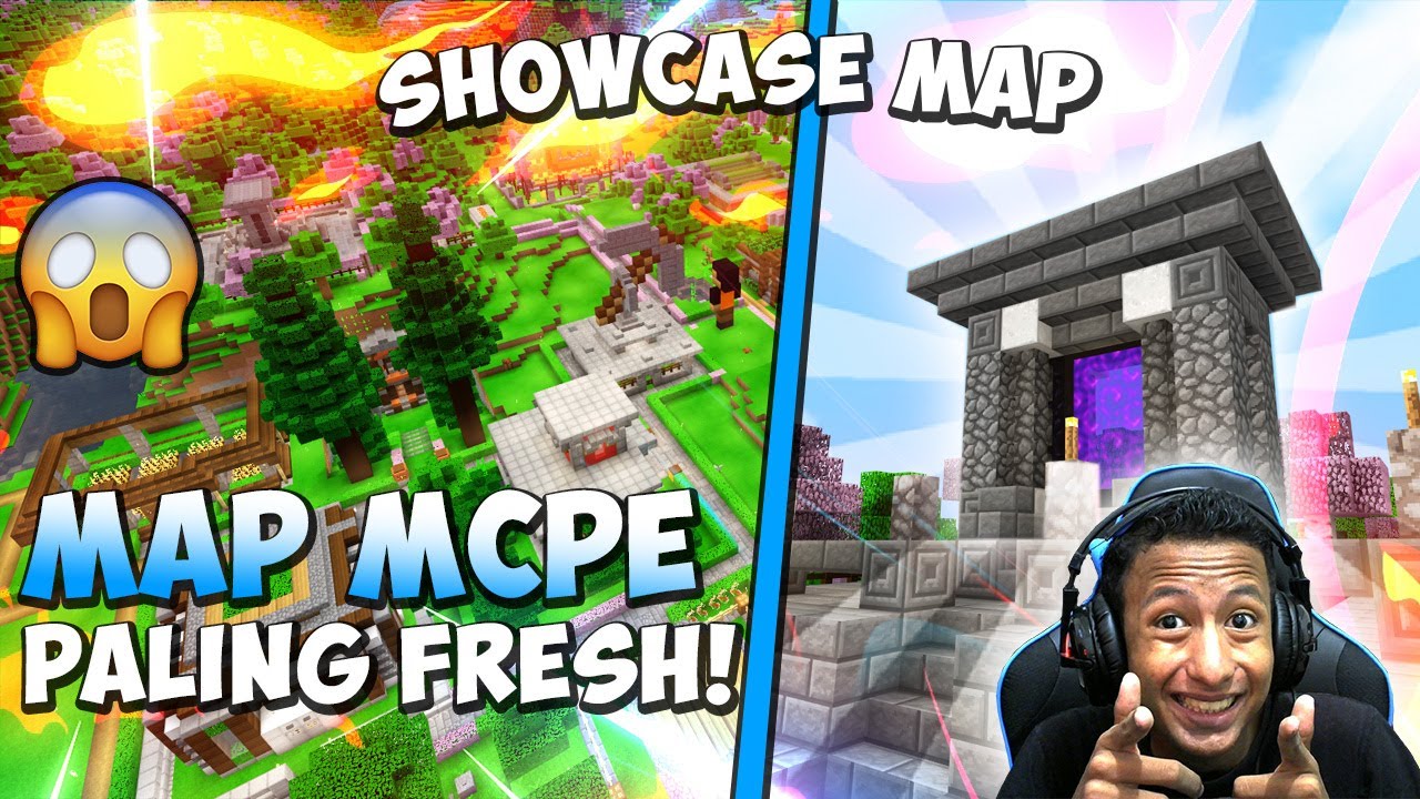 MAP MCPE PALING FRESH!! - SHOWCASE MAP MINECRAFT INDONESIA - YouTube