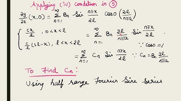 One dimensional wave equation (Non zero initial velocity)