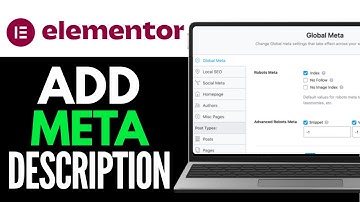 How To Add Meta Description In Elementor 2025 (Detailed Guide)