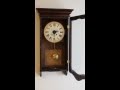 Vintage New England Clock Co. CHIME Wall Clock/ MECHANISM MADE in GERMANY