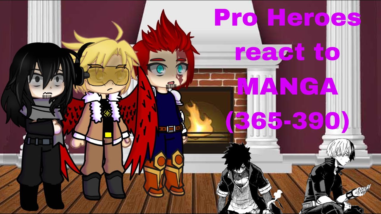 Pro Heroes react to manga // 4/? // GC // Smol Yeager