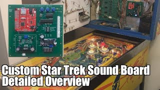 Bally AS-2518-32 Star Trek Pinball Custom Sound Board #5: Detailed Overview