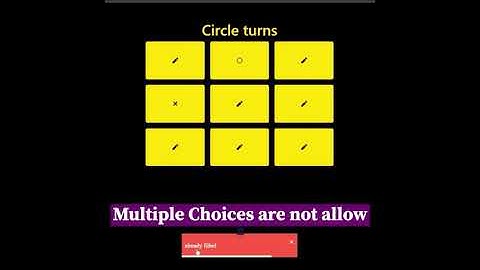 Tic-Tac-Toe Game Using React hooks with Source-code