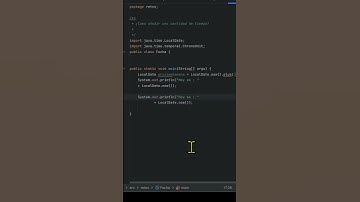 Hacer uso de LocalTime en #Java #programacion #backend #clip #coding #asmr