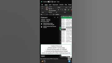 Excel Shortcuts: The Secret to Copying Like a Pro #excel #shorts #shortvideo