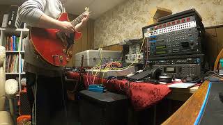 Guitar through modular synth