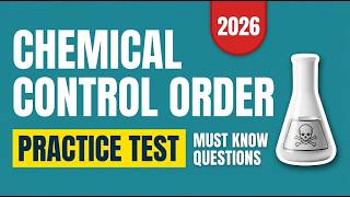 Master Chemical Control Order Practice Test: 10 Core Questions with Fully Explained Answers Today!