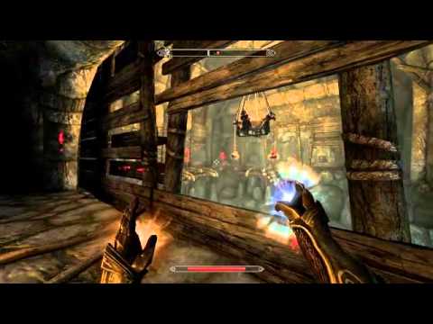 Skyrim 回復魔法でアンデッド倒せるようにしてみた Youtube