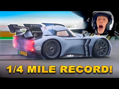 I broke the 1/4-mile world record in this new HYPERCAR!