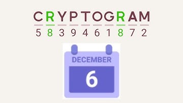 Cryptogram Daily Challenge December 6 2024 - 