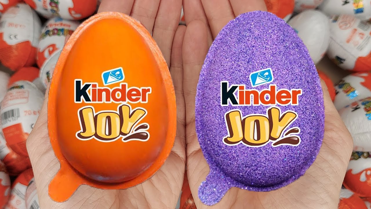 Satisfying Video | Unpacking Yummy Kinder Joy & Kinder Surprise Chocolate Eggs ASMR Candy Opening