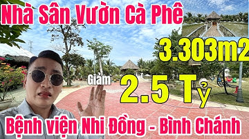 Tập 09 👉NHÀ VƯỜN TÂN NHỰT BÌNH CHÁNH- Gần Bệnh Viện Nhi Đồng 😘 3.303m2 Mặt Tiền Kinh Doanh Cà Phê ✅