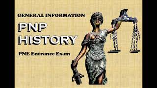 NAPOLCOM - Topic: PNP HISTORY for December 10 PNPE Exam.