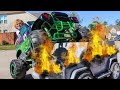 Power Wheels Monster Trucks for Kids | Videos for Kids