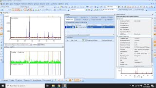 XRD data analysis using X'pert highscore software - 23 screenshot 1