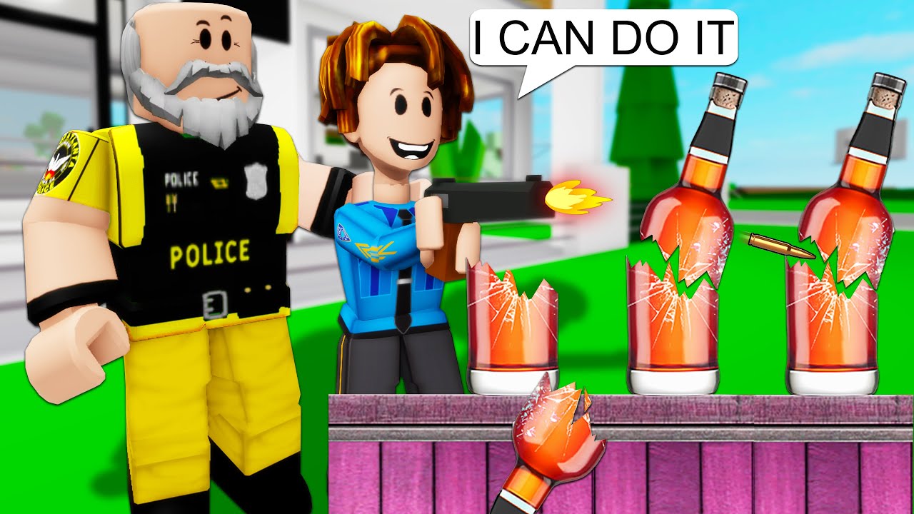 ROBLOX Brookhaven 🏡RP - FUNNY MOMENTS: Peter Admires His Police Grandfather | Roblox Idol