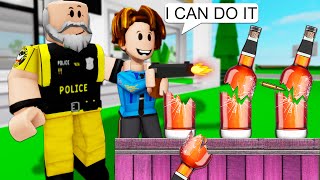 ROBLOX Brookhaven 🏡RP - FUNNY MOMENTS: Peter Admires His Police Grandfather | Roblox Idol