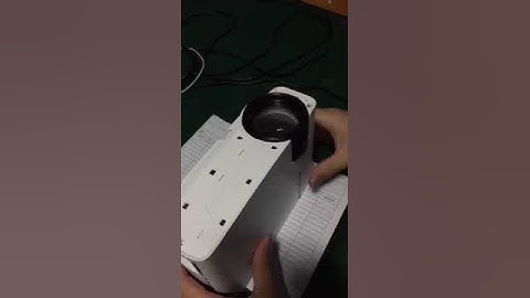 How to replace the lens of Elephas YG400 Projector