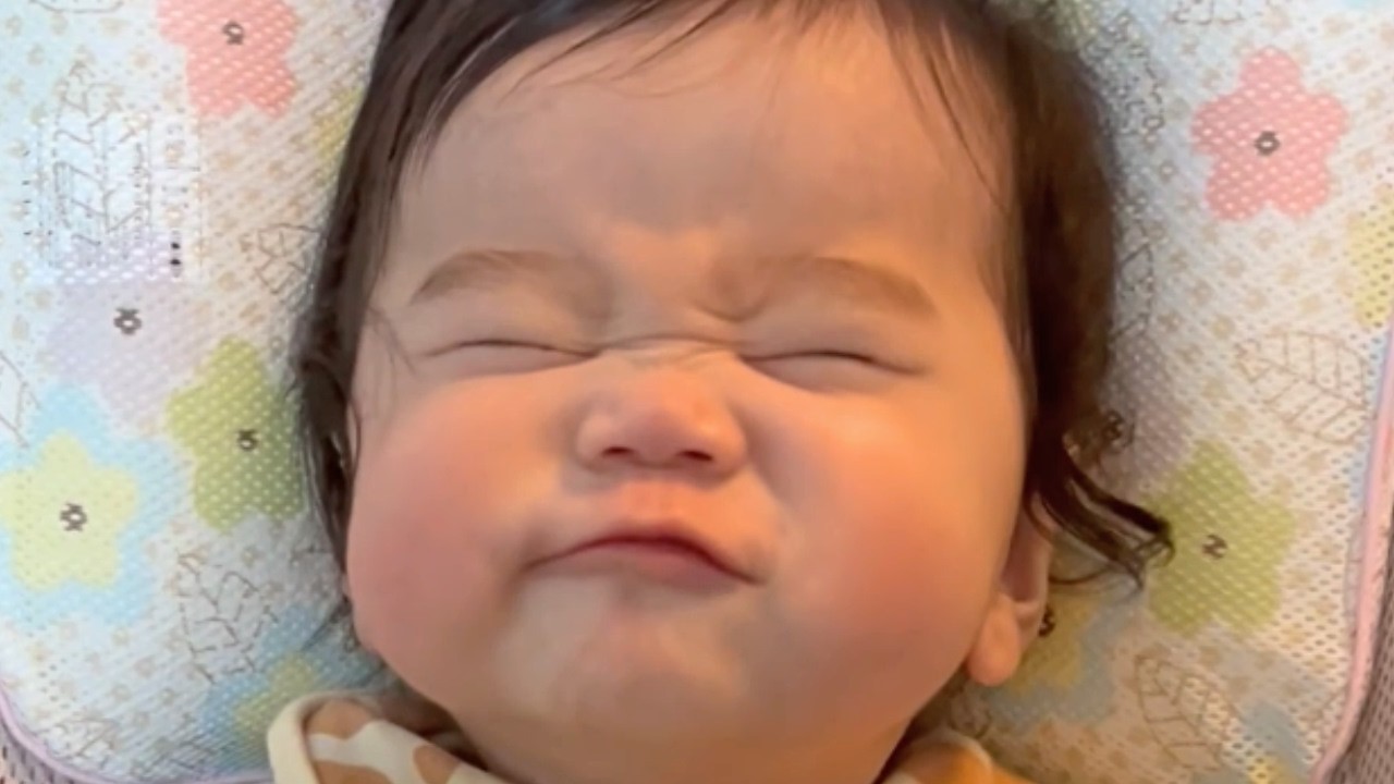 何度も見返しちゃう…ぷくぷくほっぺ！ムチムチが尊い生後６か月 / I look back on it again and again…Cute cheeks♡6 month old baby