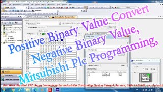 Converting Positive Binary Values to Negative Binary Values #MitsubishiPLCProgramming
