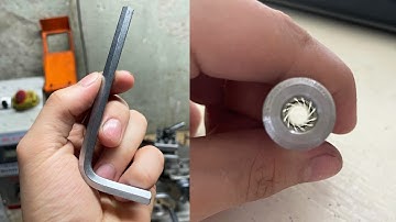 Making barrel rifling using hex keys