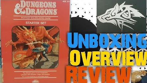 🐉 Unboxing , Overview & Review of Dungeons & Dragons Essentials starter set ( Basic D&D 4th edition