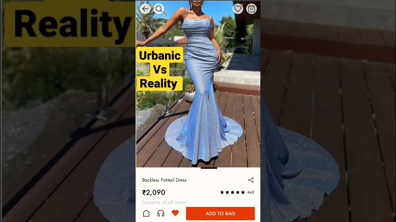 Urbanic vs reality, dress review 