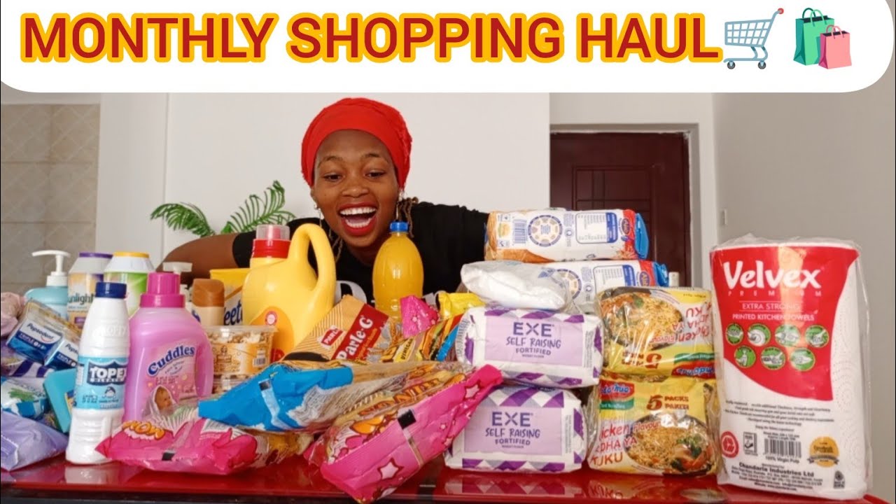 MONTHLY SHOPPING HAUL || Shopping in Nairobi Kenya🇰🇪 ||  Shopping Haul🛒🛍