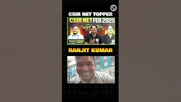 CSIR NET DEC 2024 Topper Strategy Revealed! #csirnet2025