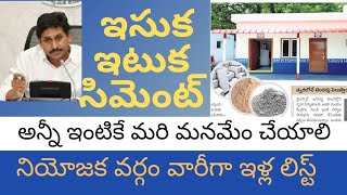 Ap illa pattalu latest news today, ap model house latest update today, model house meterial supply