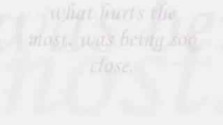 Cascada-what hurts the most ((*slow version*))