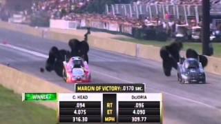 Chad Head Alexis DeJoria TFFC RD1 Summit Racing Nationals Norwalk OH  2014