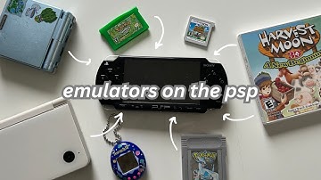 emulation on the psp is incredible! 🫧 // 5 emulators for the psp