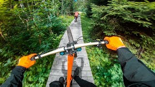 Downhill Crankworx Innsbruck 2018 -  Course Preview Fabio Wibmer