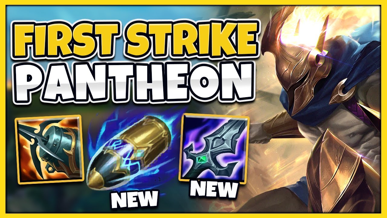 First Strike Rune BROKE Pantheon in Season 12!! Every Combo = HUGE GOLD ...
