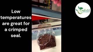 How to heat seal natureflex bags youtube version