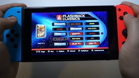Atari Flashback Classics 150 games -  testing multiple games Nintendo Switch